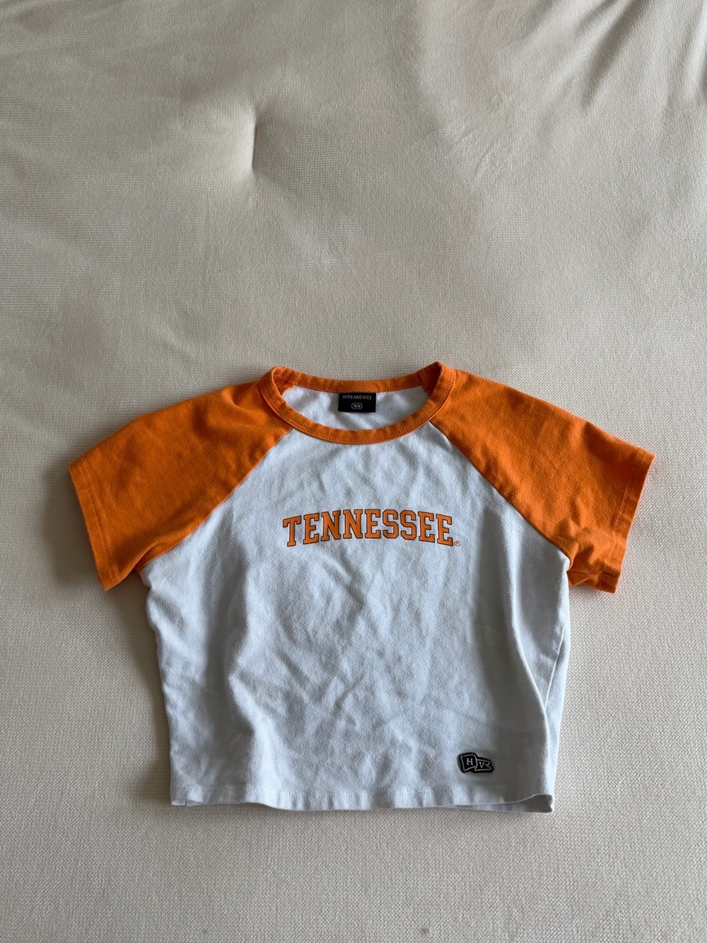 Tight fitted Tennessee VOLs baby tee